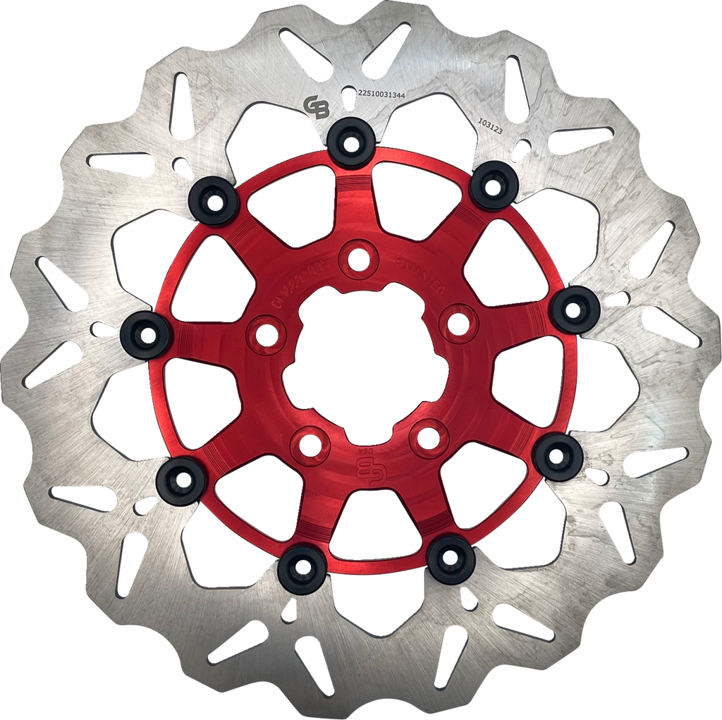 GBRAKES Brake Rotor - Front - Orange GBDU024 — image 2
