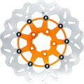 GBRAKES Brake Rotor - Rear - Orange GBDU027 — image 1