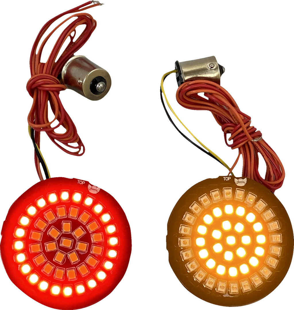 CUSTOM DYNAMICS Bullet Rear Turn Signal - 1156 - Amber Lens GEN-4-AR2-1156 — image 1