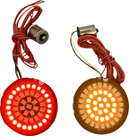 CUSTOM DYNAMICS Bullet Rear Turn Signal - 1156 - Amber Lens GEN-4-AR2-1156 — image 1