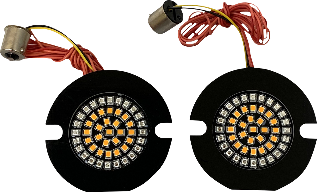 CUSTOM DYNAMICS Flat Rear Turn Signal - 1156 - Amber Lens GEN-4-AR2-1156T — image 3