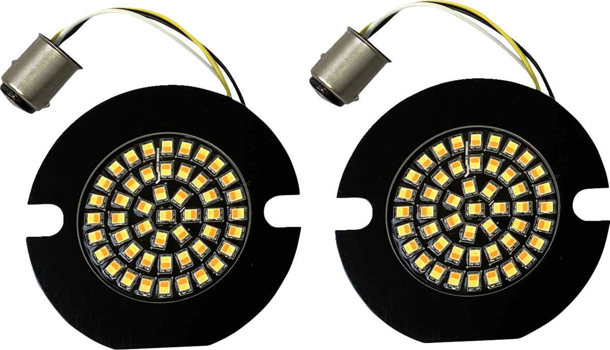 CUSTOM DYNAMICS Amber/White LED Turn Signal Inserts GEN-4-AW-1157T — image 2