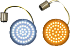 CUSTOM DYNAMICS Amber/White LED Turn Signal Inserts GEN-4-AW-1157T — image 3
