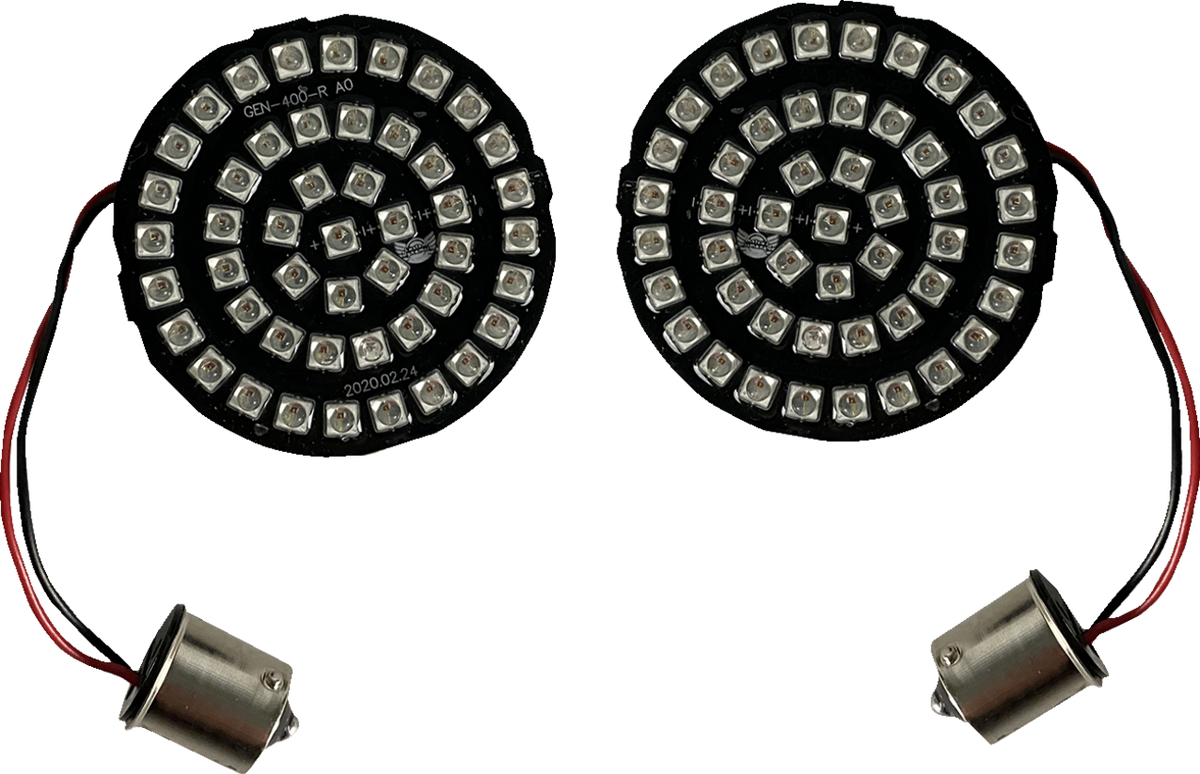 CUSTOM DYNAMICS Turn Signal Insert - LED - Red - 1156 GEN-4-R-1156 — image 3