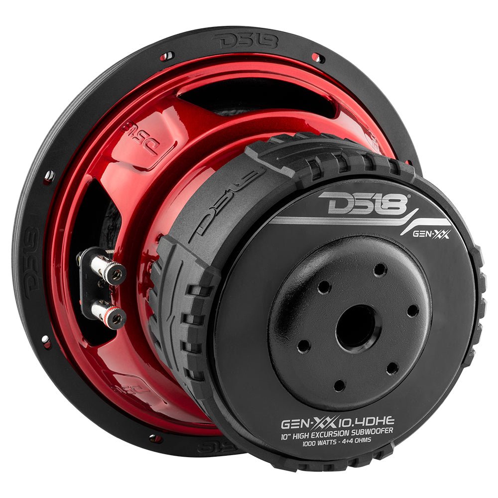 DS18 GEN-XX10.4DHE GEN-XX 10" High Excursion Subwoofer Double Stacked Magnets 500 Watts Rms DVC 4-Ohm — image 3