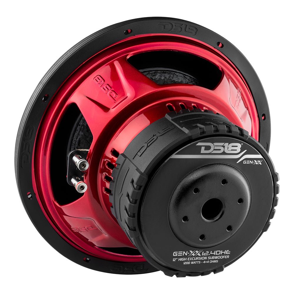 DS18 GEN-XX12.4DHE GEN-XX 12" High Excursion Subwoofer Double Stacked Magnets 600 Watts Rms DVC 4-Ohm — image 3