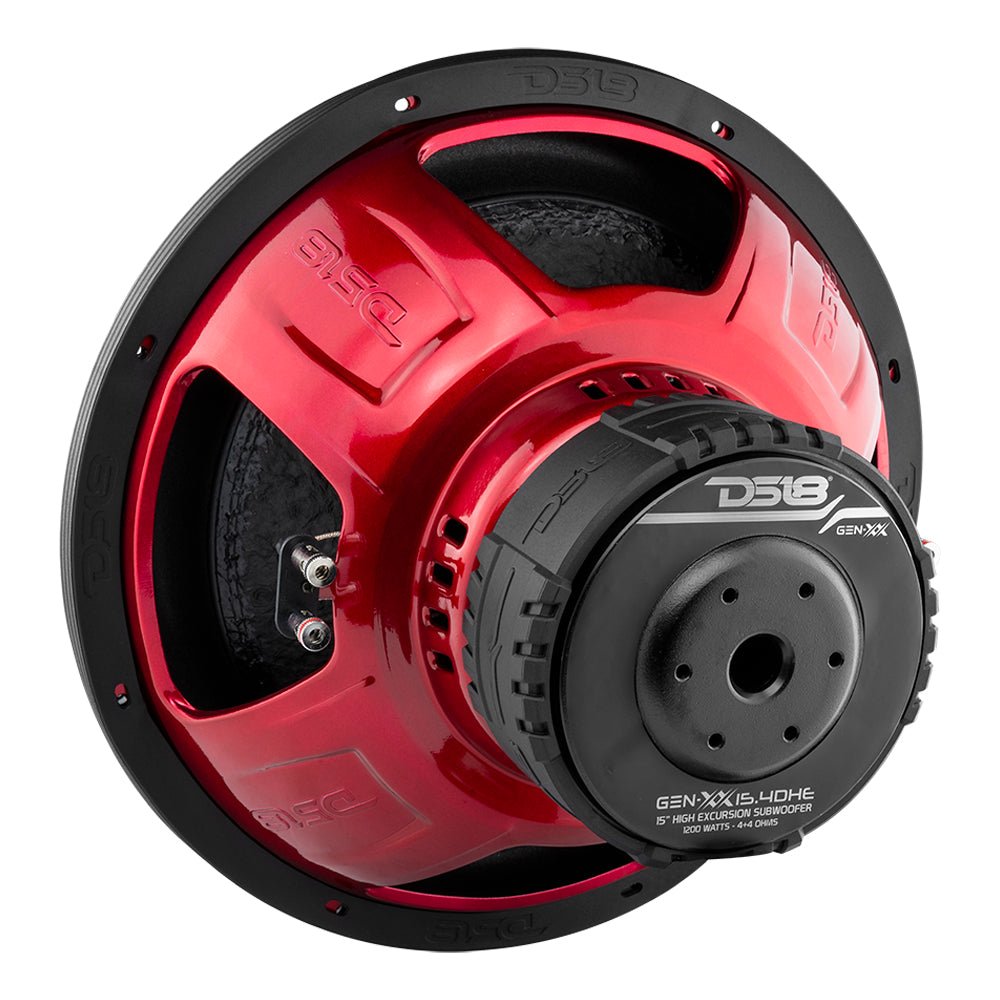 DS18 GEN-XX15.4DHE GEN-XX 15" High Excursion Subwoofer Double Stacked Magnets 600 Watts Rms DVC 4-Ohm — image 3