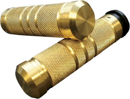 ACCUTRONIX Knurled Grooved Custom Grips - TBW - Brass GR101-KG5 — image 1