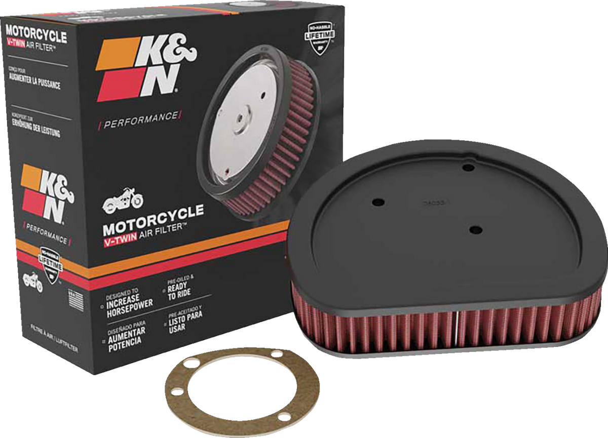 K & N Replacement High-Flow Air Filter - Touring/Trike HD-1508 — image 2