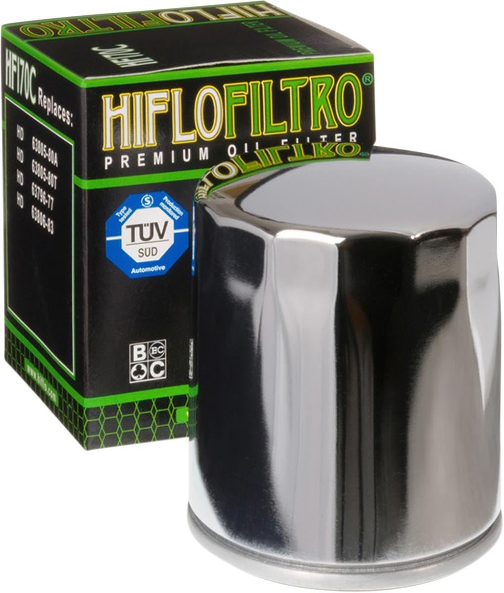 HIFLOFILTRO Oil Filter - Chrome HF170C — image 2