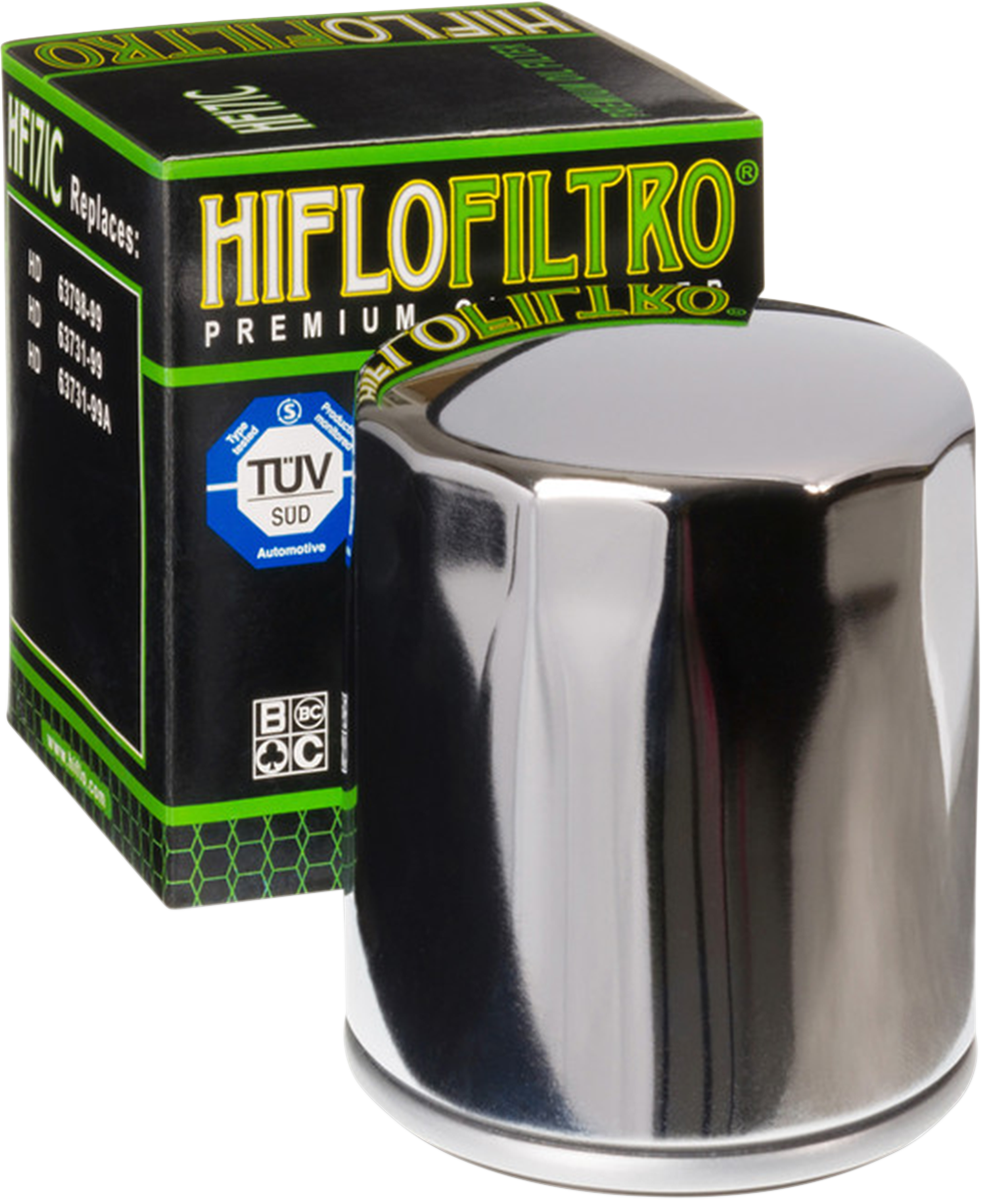 HIFLOFILTRO Oil Filter - Chrome — image 1