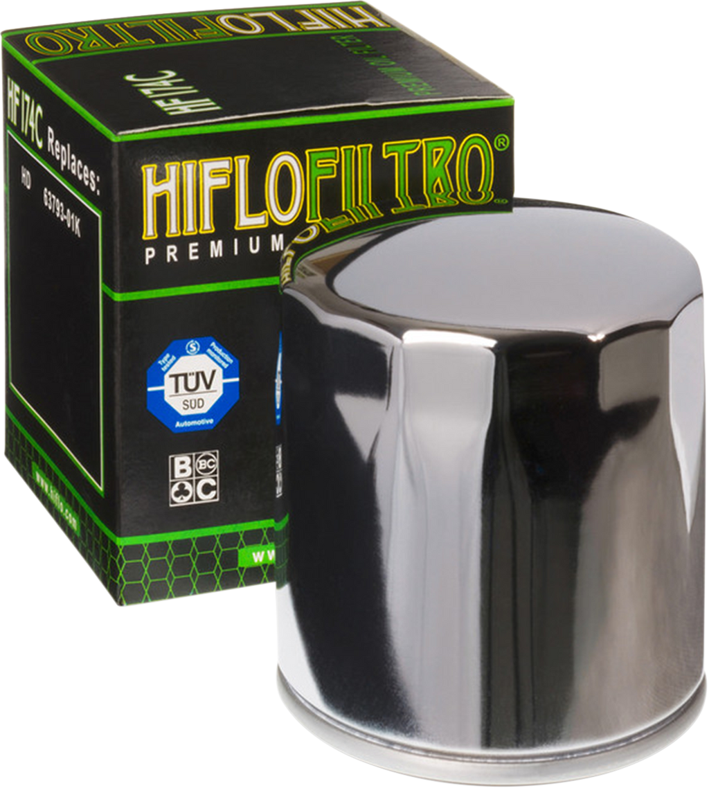 HIFLOFILTRO Oil Filter - Chrome — image 1