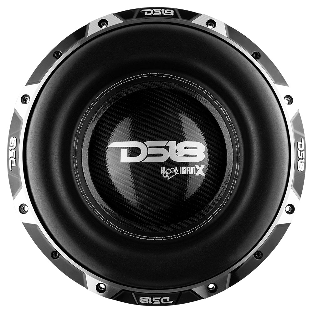 DS18 HOOL-X12.4DHE HOOLIGAN X 12" High Excursion Subwoofer 4000 Watts Rms 4" DVC 4-Ohm — image 2