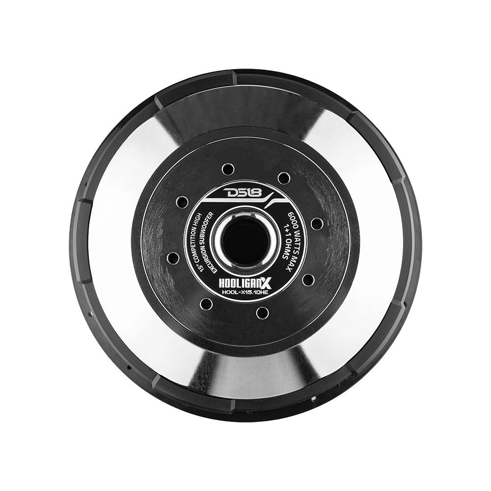 DS18 HOOL-X15.1DHE HOOLIGAN X 15" High Excursion Subwoofer 4000 Watts Rms 4" DVC 1-Ohm — image 6