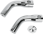 ACCUTRONIX Elite Custom Billet Aluminum Risers - Pullback - 6" - Chrome HRP1356-C — image 1