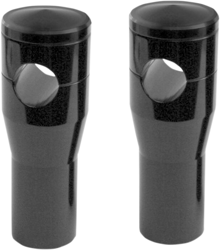 ACCUTRONIX Elite Custom Billet Aluminum Risers - Springer - 4" - Black HRS1354-B — image 1