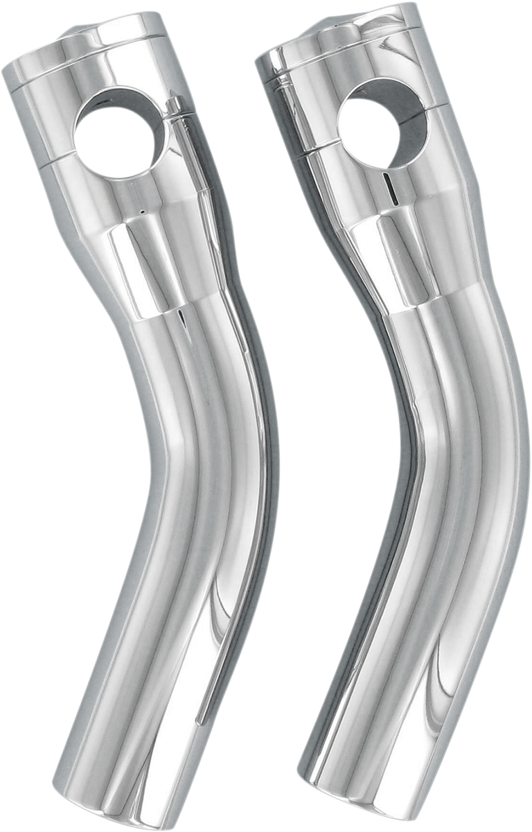 ACCUTRONIX Elite Custom Billet Aluminum Risers - Springer - 4" - Chrome HRS1354-C — image 2