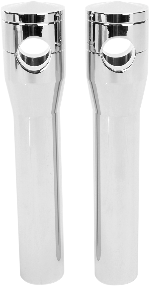 ACCUTRONIX Elite Custom Billet Aluminum Risers - Springer - 8" - Chrome HRS1358-C — image 1