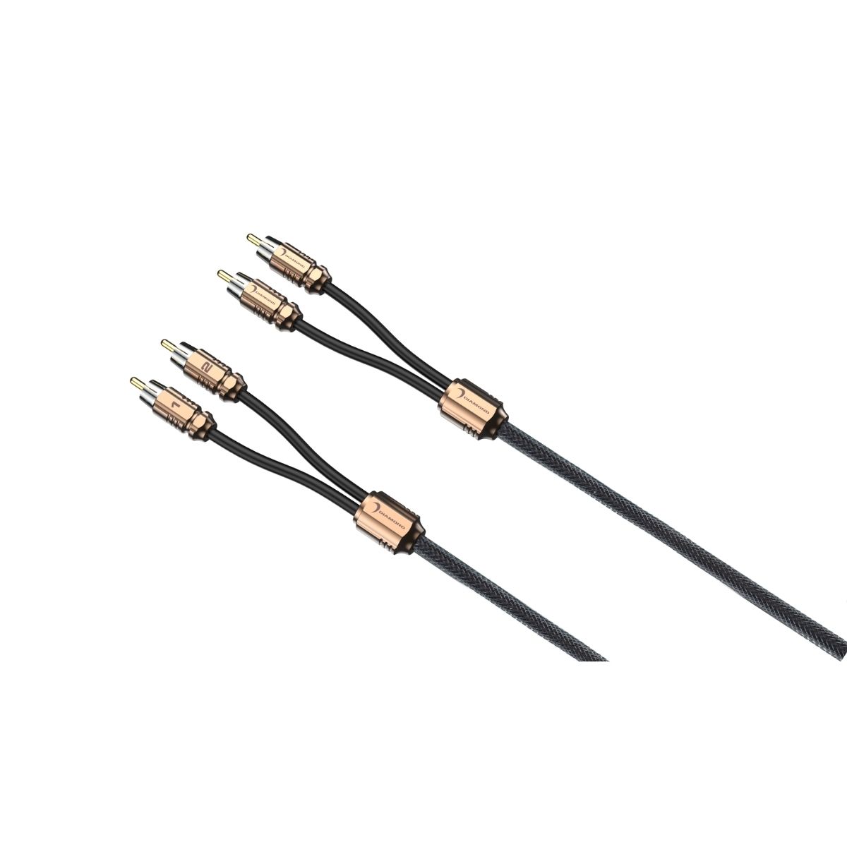 Diamond Audio HX17 17Ft Two Channel RCA Cable — image 1