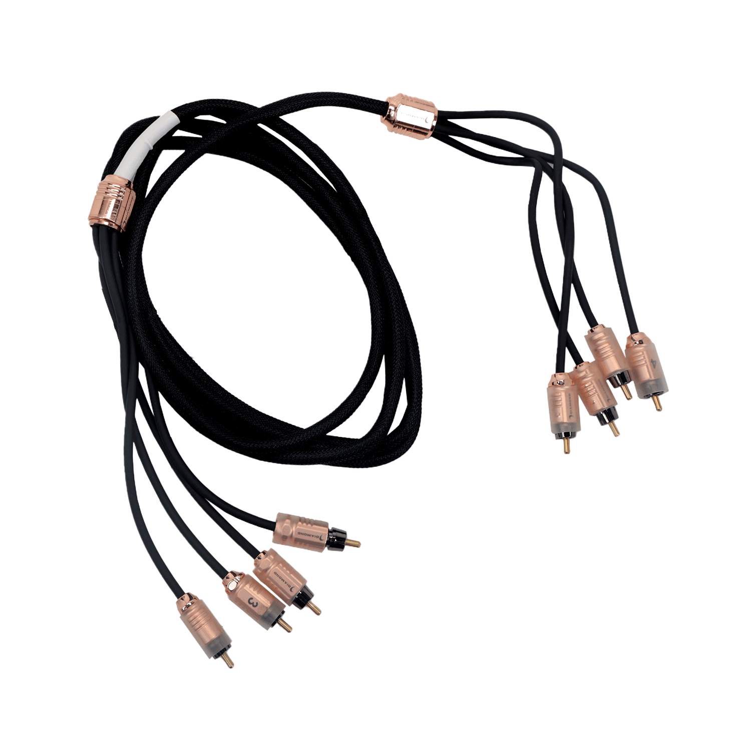 Diamond Audio HX410 10Ft Four Channel RCA Cable — image 2