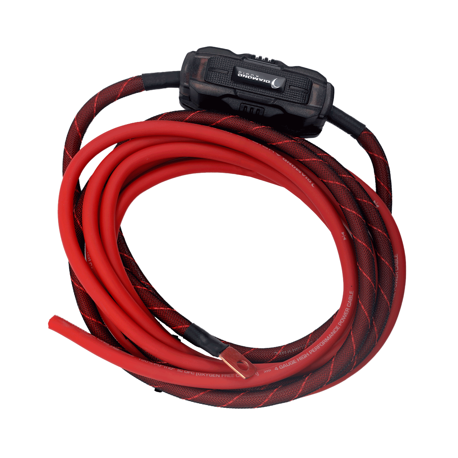 Diamond Audio HX42 2-Channel 4 Gauge Amplifier Installation Kit W/ RCA Interconnect and 20 ft Speaker Cable — image 2