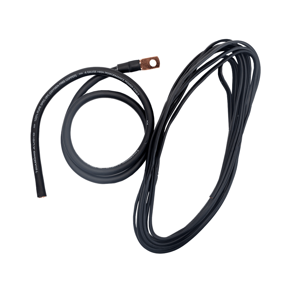 Diamond Audio HX42 2-Channel 4 Gauge Amplifier Installation Kit W/ RCA Interconnect and 20 ft Speaker Cable — image 4