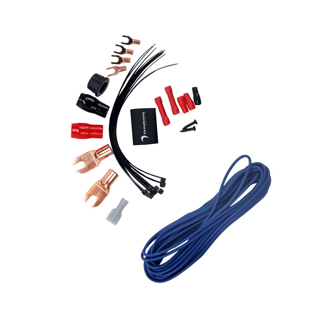 Diamond Audio HX42 2-Channel 4 Gauge Amplifier Installation Kit W/ RCA Interconnect and 20 ft Speaker Cable — image 5