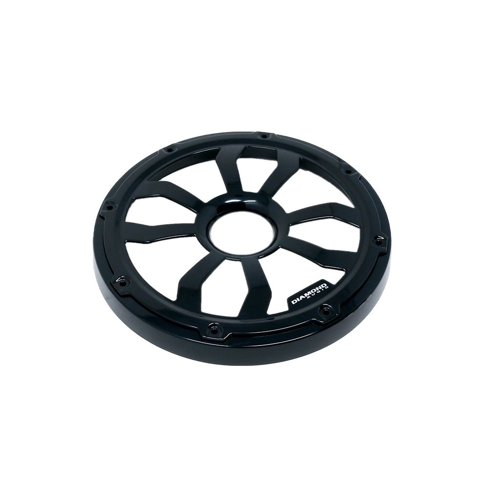 Diamond Audio HXM8FBB 8" Flush Mount Speaker Grills - Black (Pair) — image 3