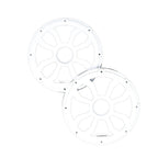 Diamond Audio HXM8FWW 8" Flush Mount Speaker Grills, Pair (White) — image 1