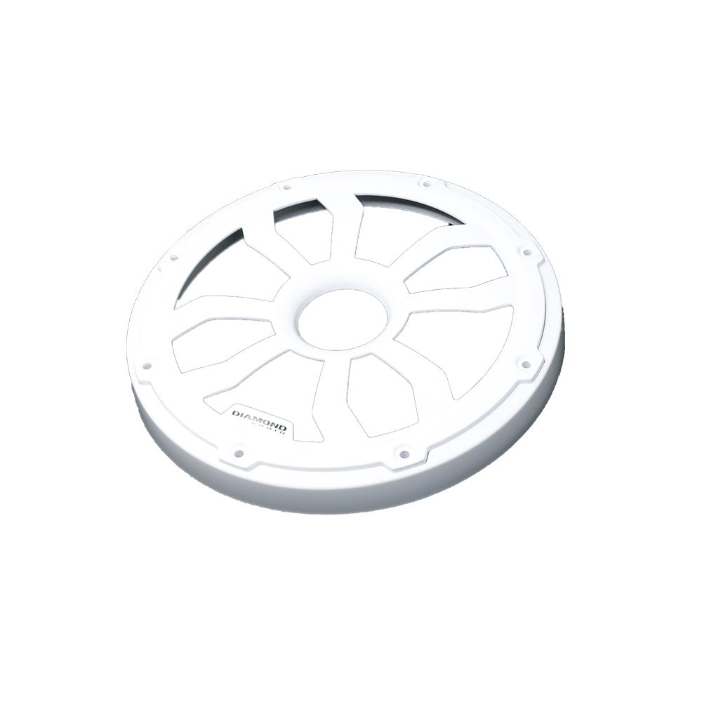 Diamond Audio HXM8FWW 8" Flush Mount Speaker Grills, Pair (White) — image 4