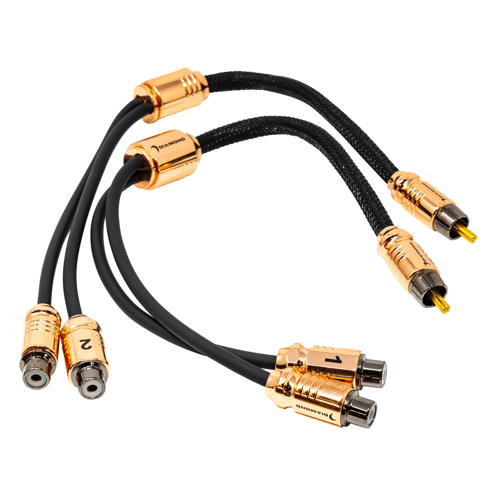 Diamond Audio HXY2F One Male to two Female RCA Y Cable — image 1