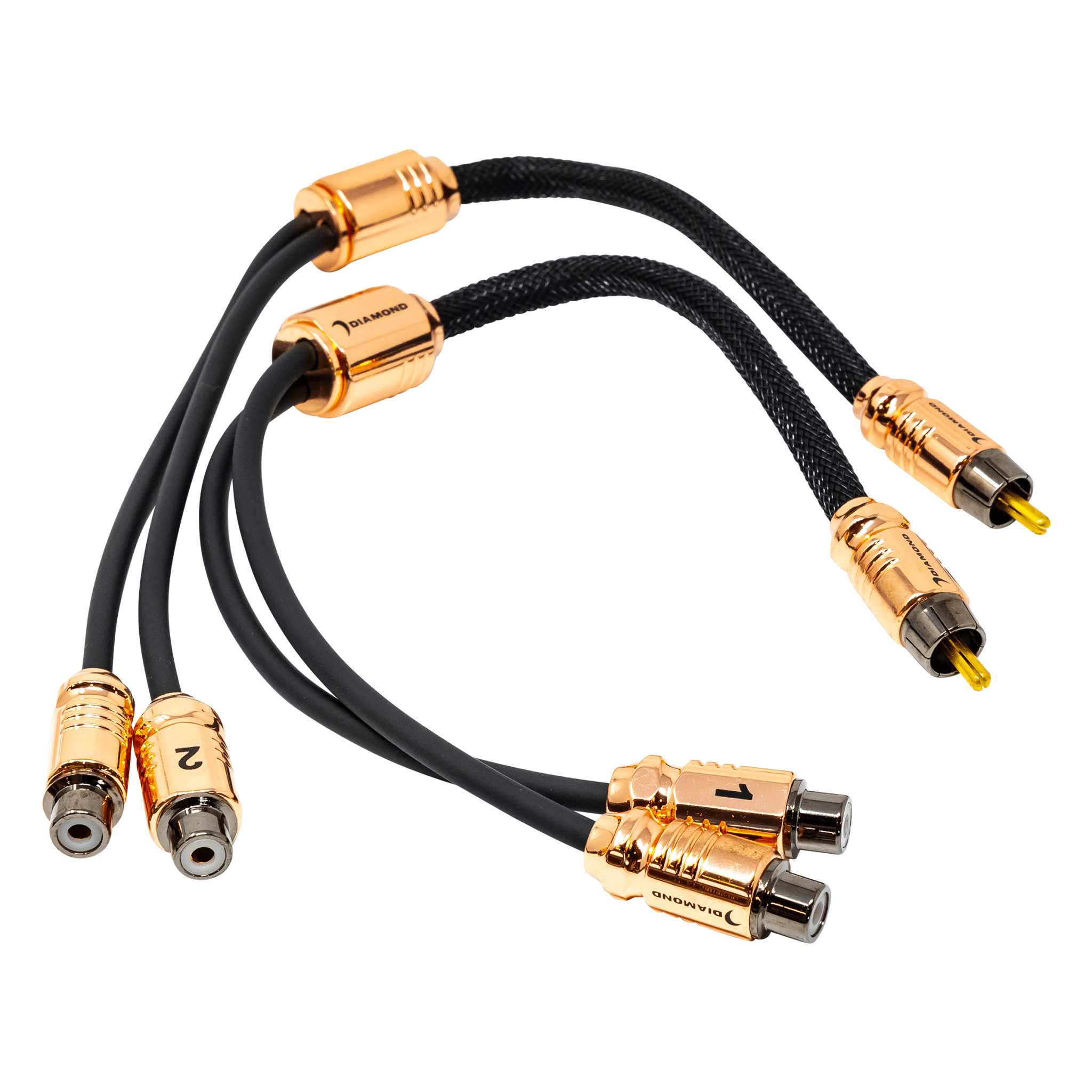 Diamond Audio HXY2F One Male to two Female RCA Y Cable — image 1