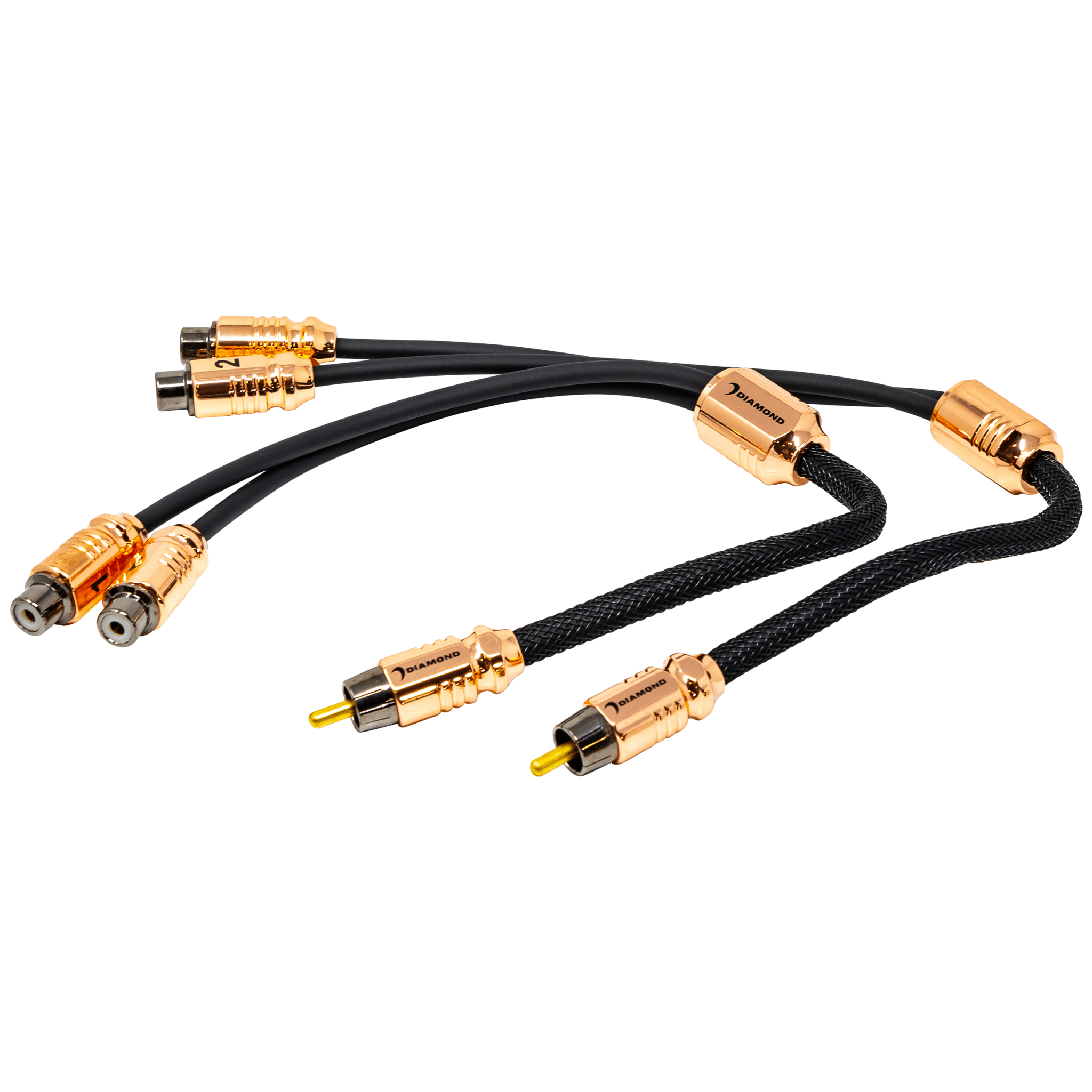 Diamond Audio HXY2F One Male to two Female RCA Y Cable — image 2