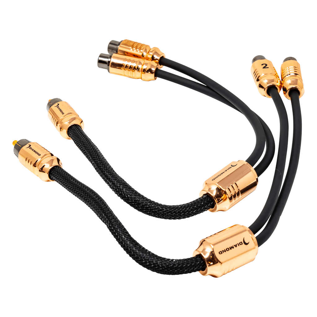 Diamond Audio HXY2F One Male to two Female RCA Y Cable — image 3