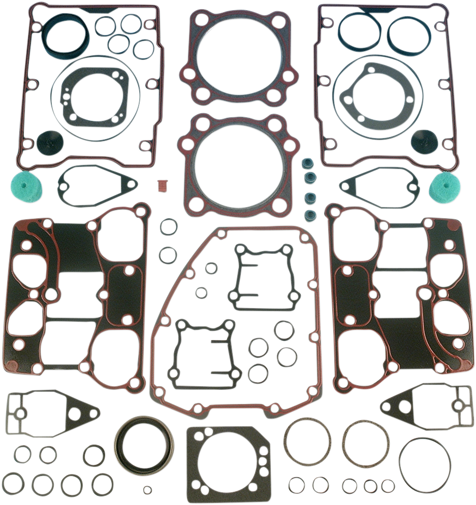 JAMES GASKET Motor Gasket Kit - .036" Metal Head Gaskets with Silicone Rocker Gaskets - 88" - '99-'04 Twin Cam JGI-17053-99-X — image 1