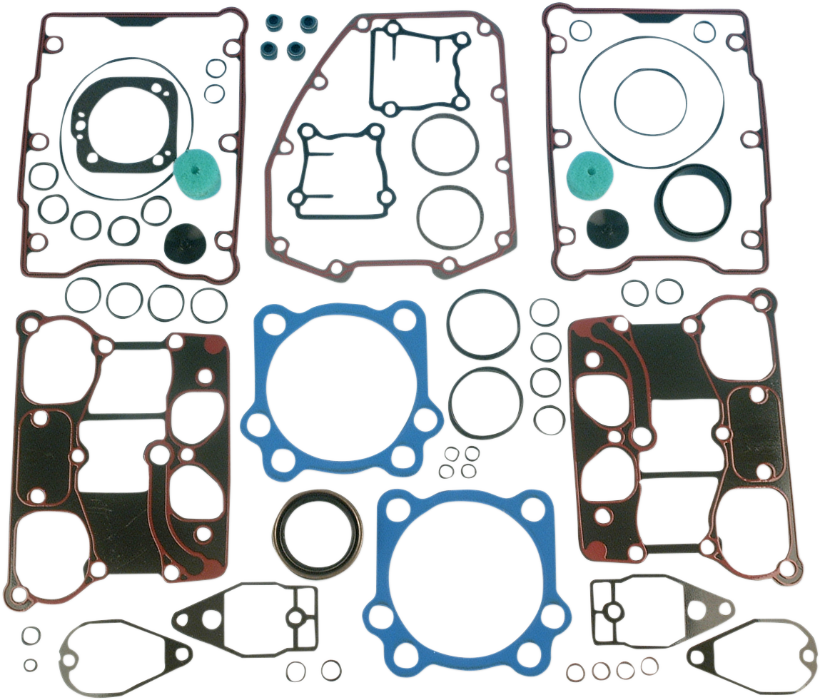 JAMES GASKET Motor Gasket Kit - Metal Head Gaskets with Silicone Rocker Gaskets - 95"/103" - '99-'04 Twin Cam JGI-17055-99-X — image 1