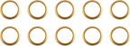 JAMES GASKET Drain Plug Washer - 10 Pack - '41-'86 Big Twin JGI-62702-52 — image 1