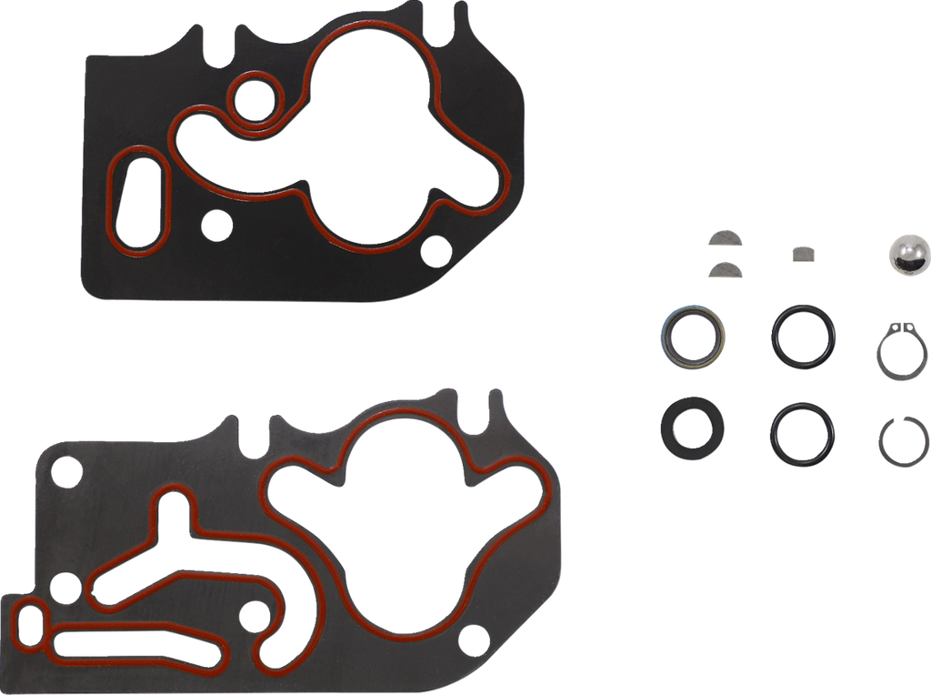JAMES GASKET Oil Pump Gasket/Seal Kit with Metal Beaded - '92-'99 EVO Big Twin JGI-HVHP — image 1