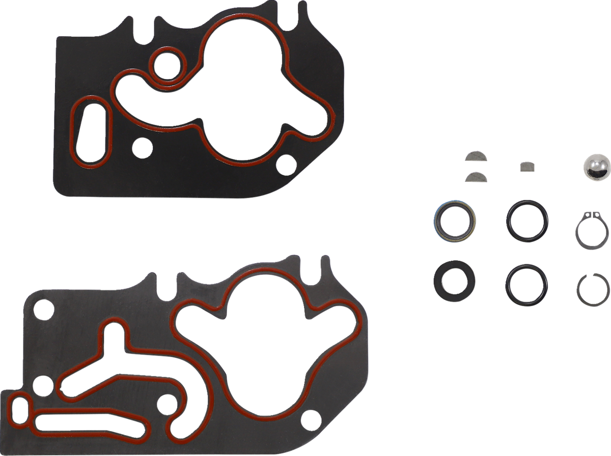 JAMES GASKET Oil Pump Gasket/Seal Kit with Metal Beaded - '92-'99 EVO Big Twin JGI-HVHP — image 1