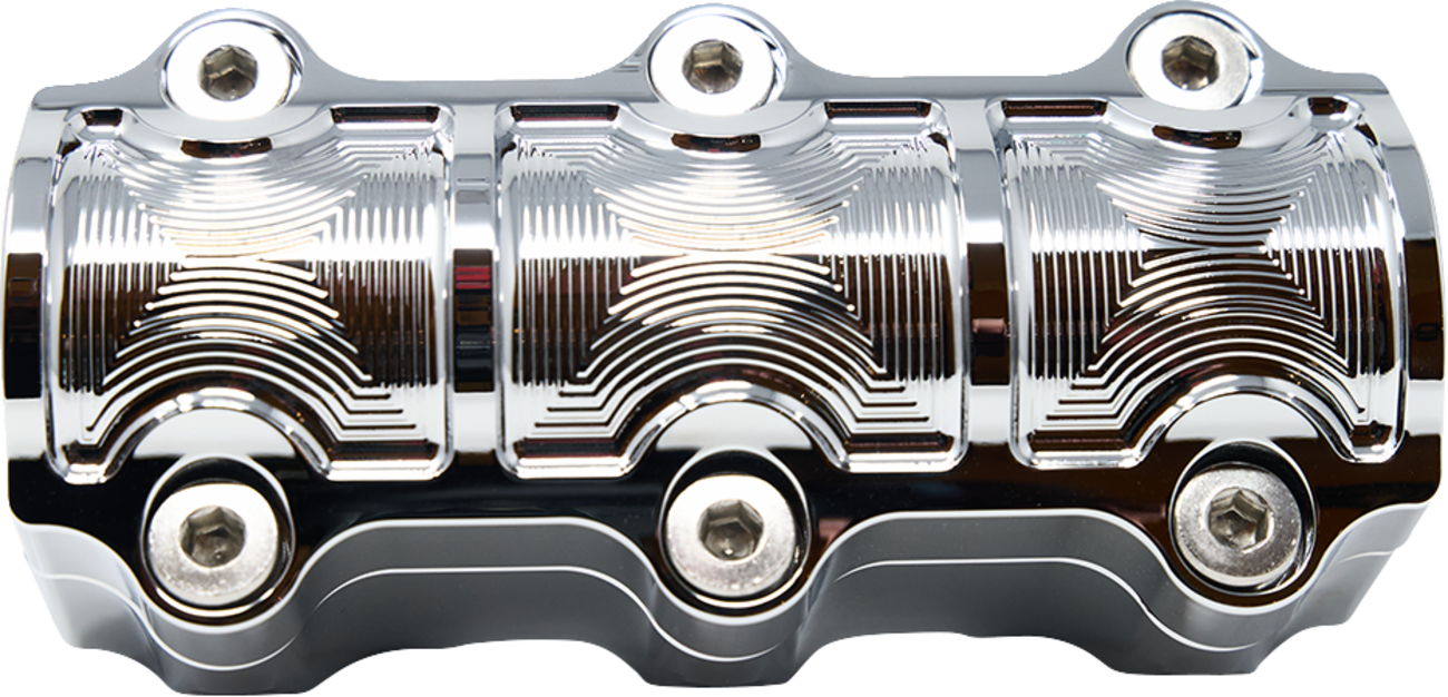 KODLIN USA Big Block Risers - Includes Clamp - Chrome K55119 — image 2