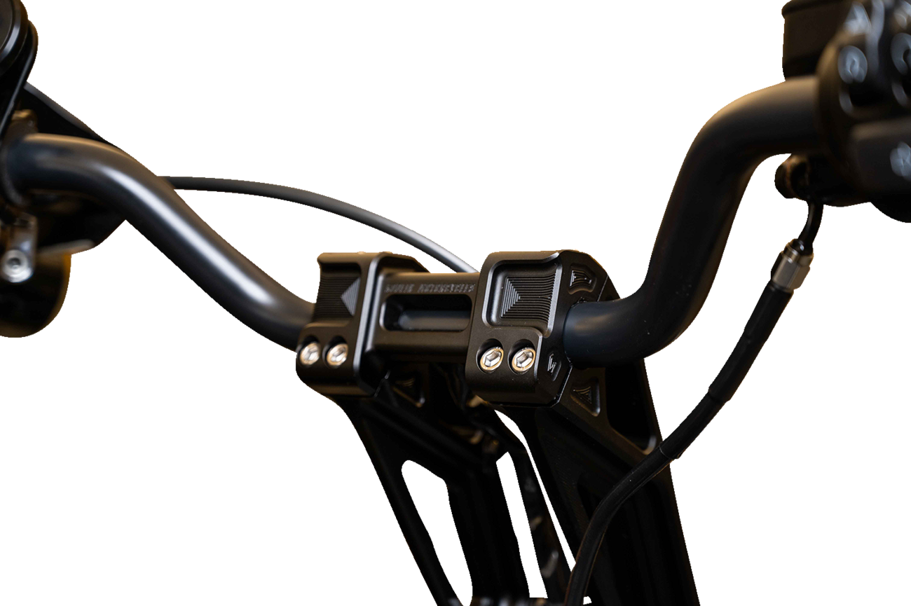 KODLIN USA Fastback Risers - Includes Clamp - 10" - Black K55127 — image 5