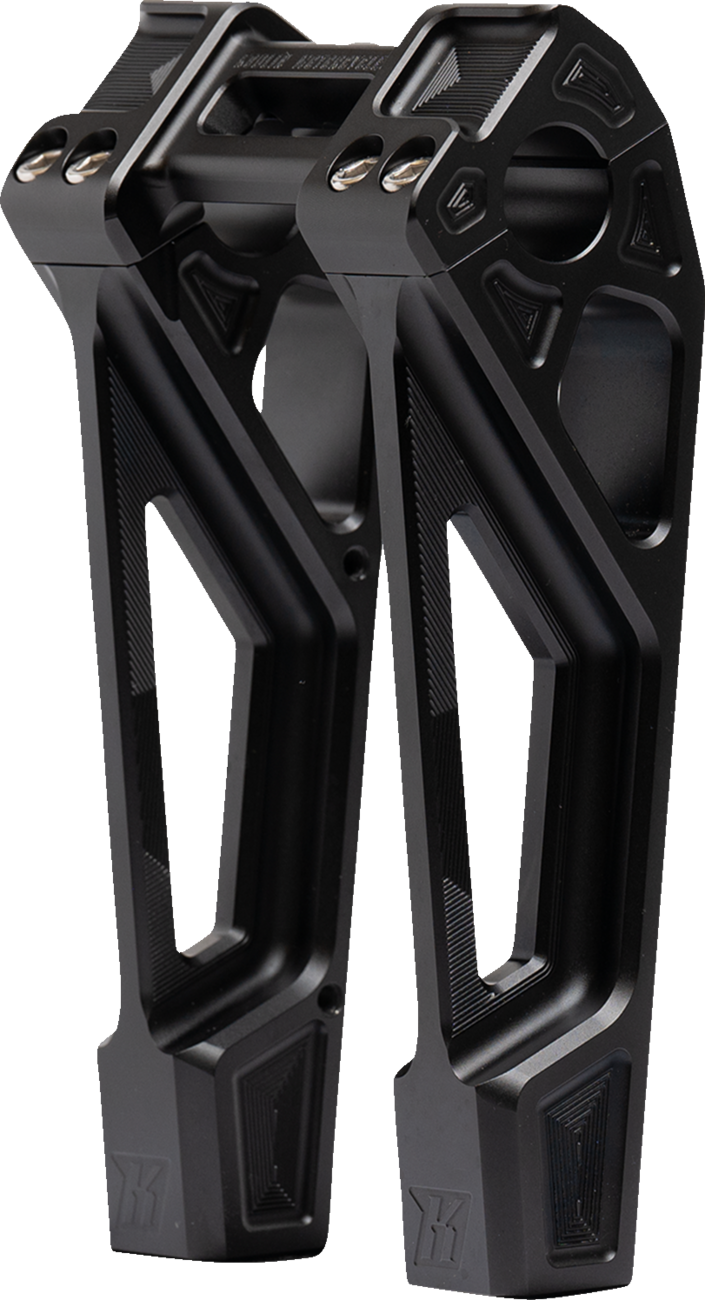 KODLIN USA Fastback Risers - Includes Clamp - 8" - Black K55128 — image 1