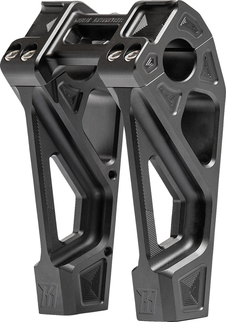KODLIN USA Fastback Risers - Includes Clamp - 6" - Black K55129 — image 1