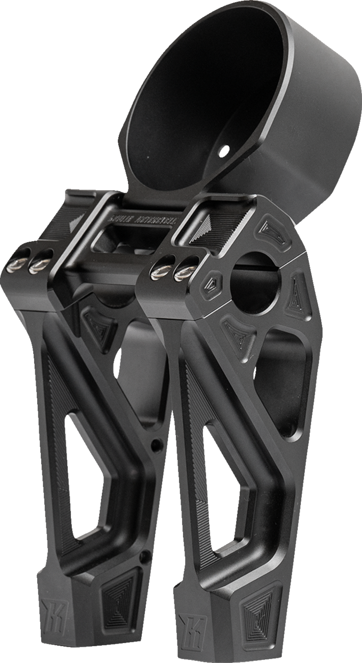 KODLIN USA Fastback Risers - Includes Clamp - 6" - Black K55129 — image 2