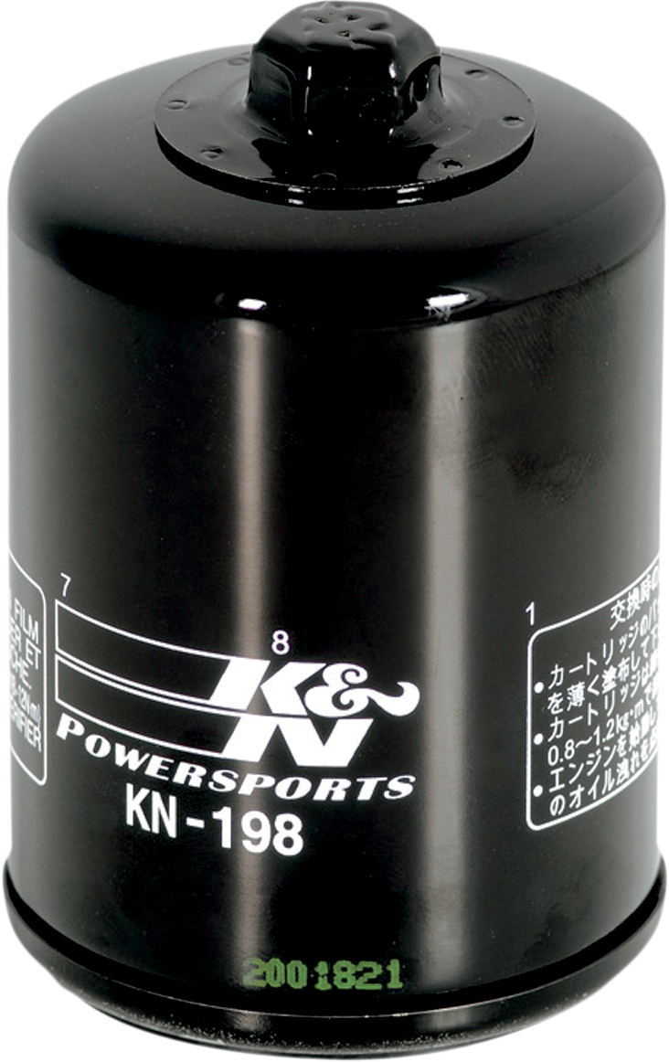 K & N Performance Oil Filter - Indian/Polaris/Victory KN-198 — image 1