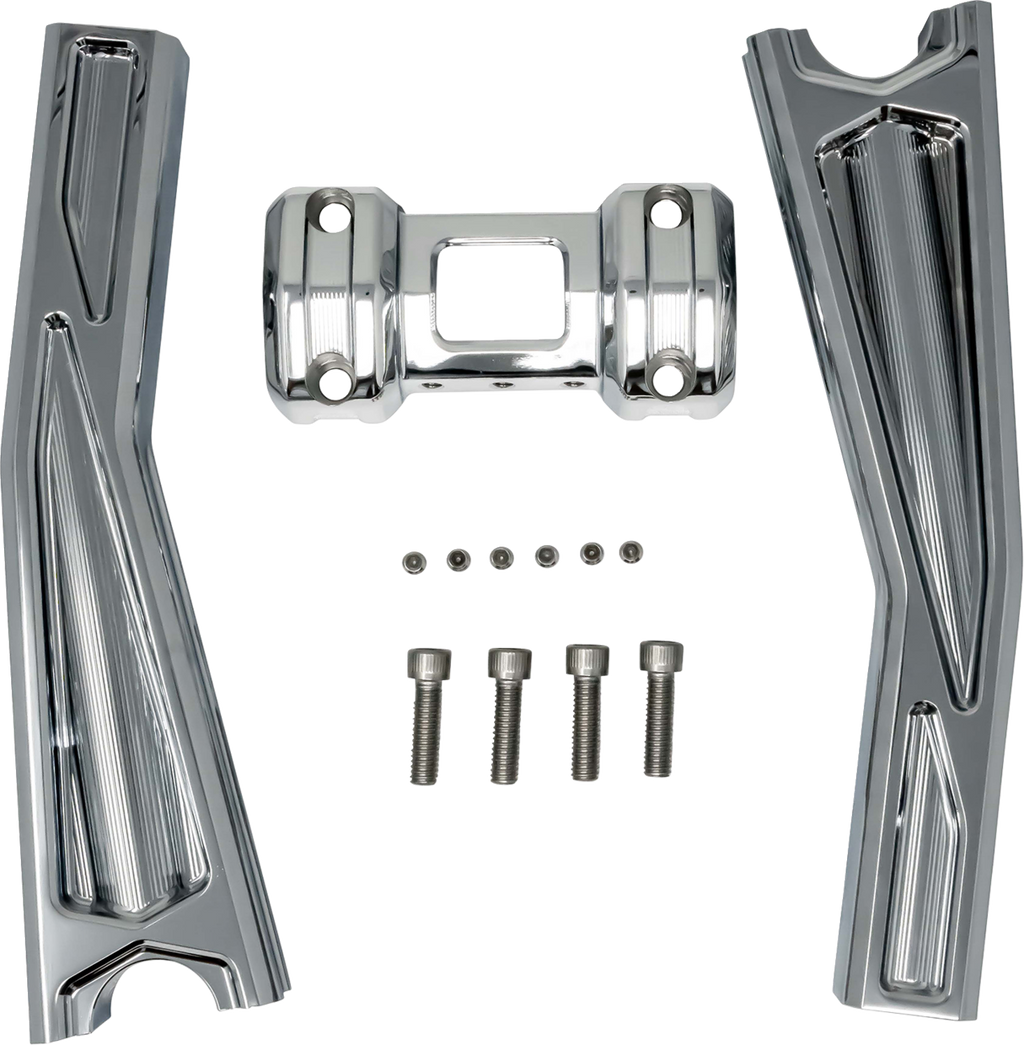 KODLIN USA Ascent Pro Risers - Pullback - 10" - Chrome KUS55134 — image 2