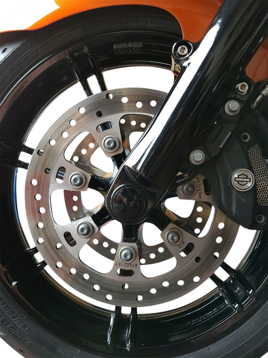 KLOCK WERKS Axle Kit - Flush Mount - Front - Black w/Black End Caps KWS-01-0610 — image 3