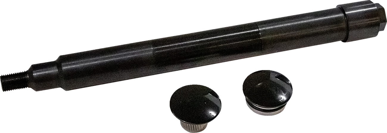 KLOCK WERKS Axle Kit - Flush Mount - Front - Black w/Black End Caps KWS-01-0611 — image 1