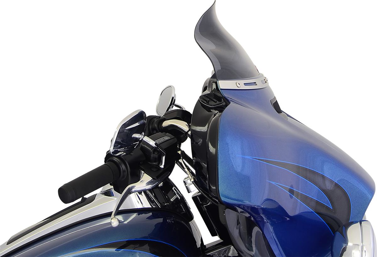 KLOCK WERKS Flare® Windshield - 6-1/2" - Dark Smoke - '14-'25 FLH KWW-01-0199-2014 — image 1