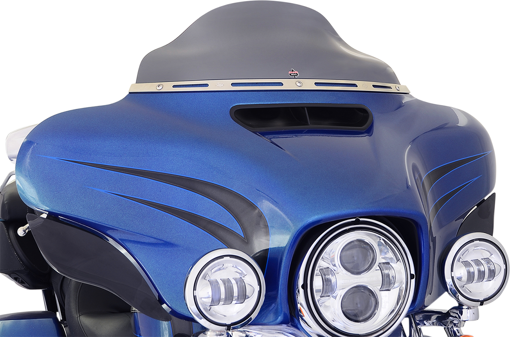 KLOCK WERKS Flare® Windshield - 6-1/2" - Dark Smoke - '14-'25 FLH KWW-01-0199-2014 — image 4